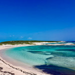 am Strand auf Hog Cay