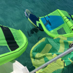 Equipment Stau am Heck