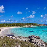 an der Küste von Flamingo Cay