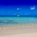 Die KISS vor Flamingo Cay