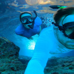 im Eingang zur Höhle