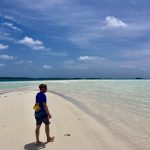 Spaziergang auf der Sandbank