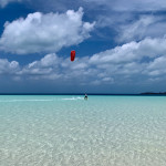 Kiten auf Normans Cay