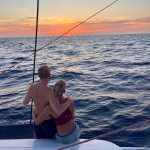 Sonnenuntergang auf See