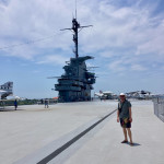 ganz schön groß so ein Flugdeck...